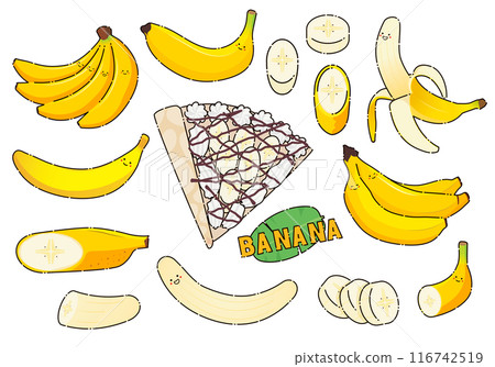 Banana illustration Banana illustration 116742519