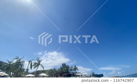 Clouds floating in the blue sky 116742907
