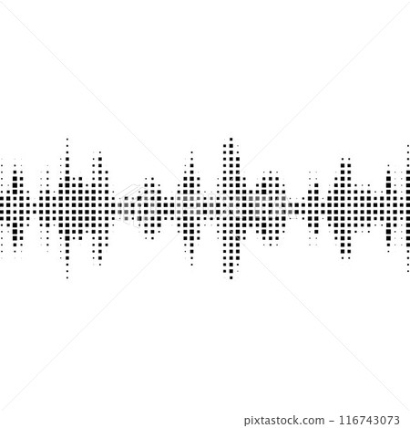Abstract soundwave design vector illustration 116743073