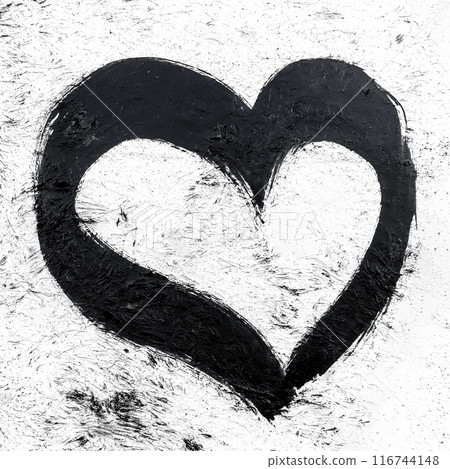 Black heart 116744148