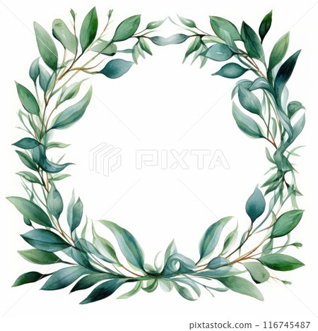 Thalia Leaf isolated on white background Thalia Leaf isolated on white background 116745487