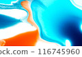 Glowing blue transparent world. Ink abstract background image. 116745960