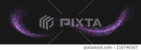 Purple glitter splashes, shiny star dust explosion, shimmer spray effect, festive holiday particles Purple glitter splashes, shiny star dust explosion, shimmer spray effect, festive holiday particles 116746367