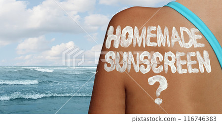 Homemade Sunscreen 116746383