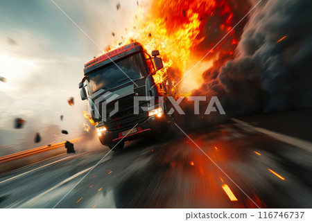 Inferno on Wheels: Toxic Material Disaster 116746737