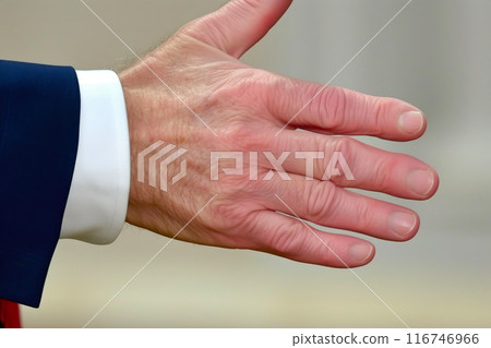 Eloquent Politician Engages Parliament with Gestures 116746966