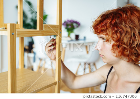 DIY manual home furniture assembly 116747306