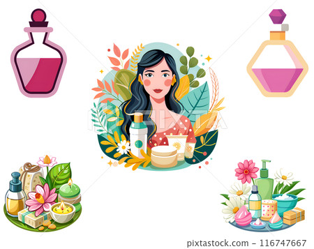 Set of cosmetics, perfume 116747667