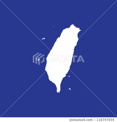 Taiwan map icon 116747854