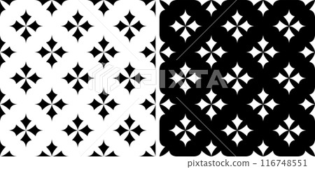 Set of Seamless Patterns with Cross Shape Elements. Set of Seamless Patterns with Cross Shape Elements. 116748551