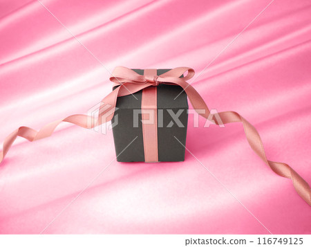 Pink satin gift Pink satin gift 116749125