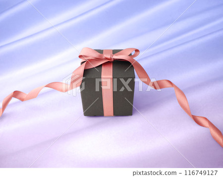 Blue satin gift Blue satin gift 116749127