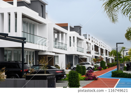 residential complex with white duplexes in northern cyprus 5 116749621