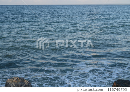 view of the waves of the Mediterranean sea 6 view of the waves of the Mediterranean sea 6 116749793