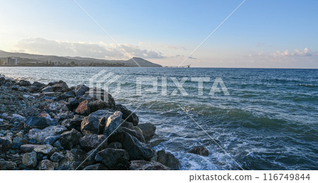 view of the Mediterranean Sea mountain and old railway 4 view of the Mediterranean Sea mountain and old railway 4 116749844