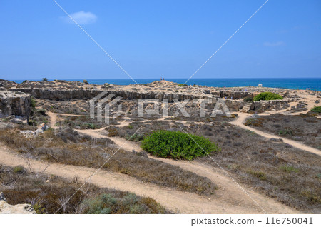 Tombs of the Kings archaeological site at Kato Paphos town, Cyprus island. 2 Tombs of the Kings archaeological site at Kato Paphos town, Cyprus island. 2 116750041