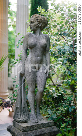 beautiful history nude female greek body greece aphrodite roman human stone beauty sculpture 116750080