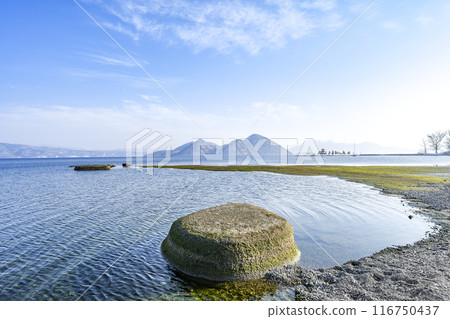 Winter Toyako Lake Toyako 116750437