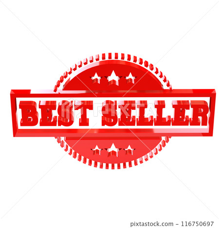 The Best seller icon for marketing concept 3d rendering. 116750697