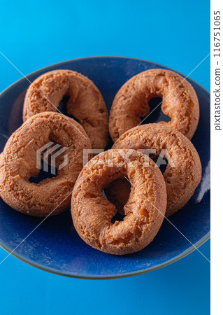 Donuts on a plate 116751065