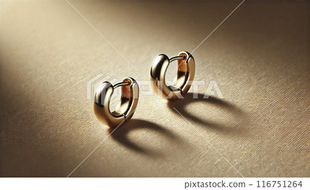 貴金屬金耳環 116751264