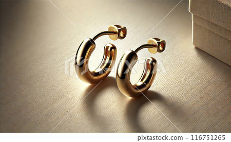 貴金屬金耳環 116751265