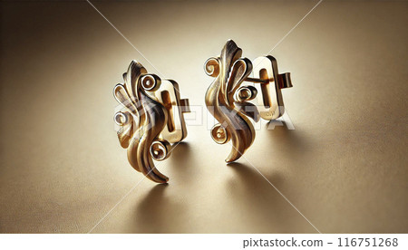 貴金屬金耳環 116751268