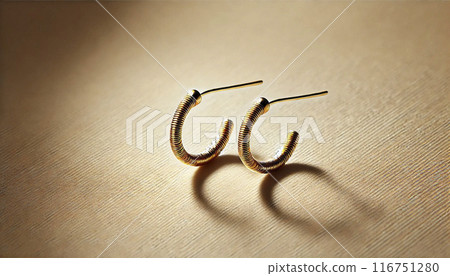 貴金屬金耳環 116751280