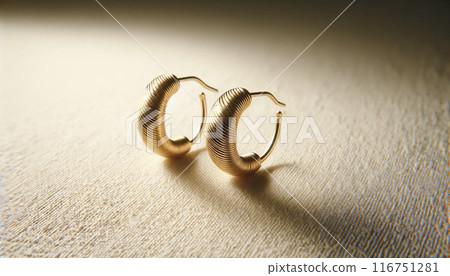 貴金屬金耳環 116751281