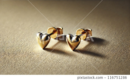 貴金屬金耳環 116751286