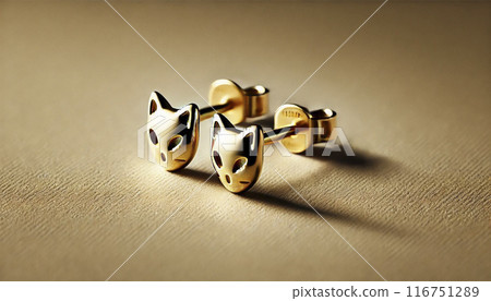 貴金屬金耳環 116751289