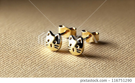 貴金屬金耳環 116751290