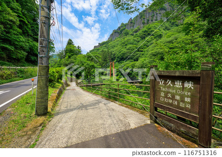 <島根縣> 橫跨立久溪谷的古橋 116751316