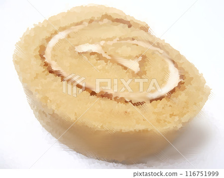 Coffee roll cake 116751999