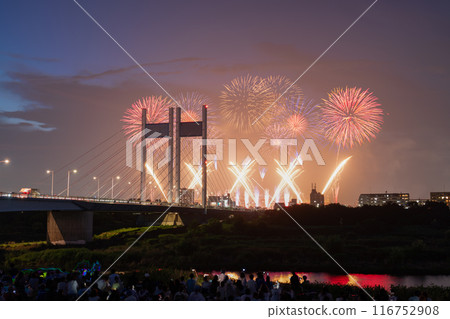 《Tokyo》Fireworks and Koremasa Bridge・TOKYO City Pop Fireworks 116752908
