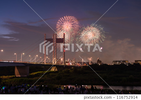 《Tokyo》Fireworks and Koremasa Bridge・TOKYO City Pop Fireworks 《Tokyo》Fireworks and Koremasa Bridge・TOKYO City Pop Fireworks 116752914