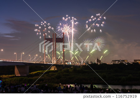 《Tokyo》Fireworks and Koremasa Bridge・TOKYO City Pop Fireworks 116752919