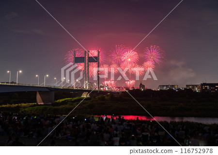 《Tokyo》Fireworks and Koremasa Bridge・TOKYO City Pop Fireworks 116752978