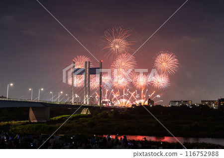 《Tokyo》Fireworks and Koremasa Bridge・TOKYO City Pop Fireworks 116752988