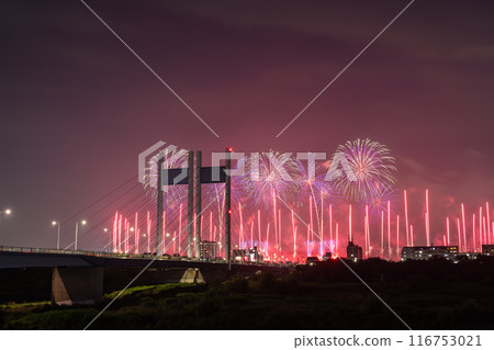 《Tokyo》Fireworks and Koremasa Bridge・TOKYO City Pop Fireworks 116753021
