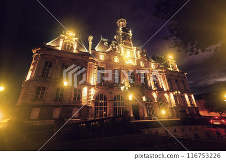 Limoges City Hall in twilight Limoges City Hall in twilight 116753226