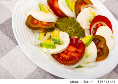 Delicious Caprese salad Delicious Caprese salad 116753284