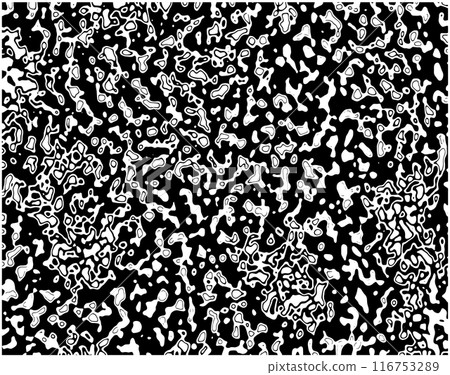 Monochrome (black and white) marbled pattern background material such as mineral cross sections and air bubbles Monochrome (black and white) marbled pattern background material such as mineral cross sections and air bubbles 116753289