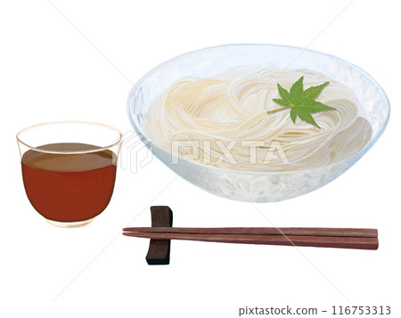素麵（附楓葉、湯麵、筷子） 116753313