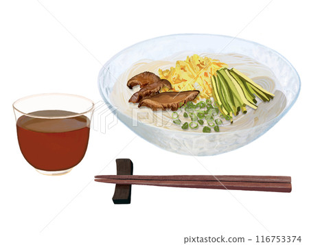 素麵（含食材、麵湯、筷子） 116753374