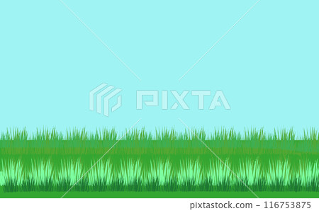 美麗的草原和天空背景素材 美麗的草原和天空背景素材 116753875