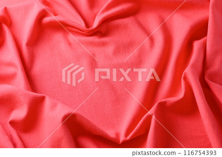 red heart shap of texture fabric textile, abstract image for fashion cloth design of love red heart shap of texture fabric textile, abstract image for fashion cloth design of love 116754393