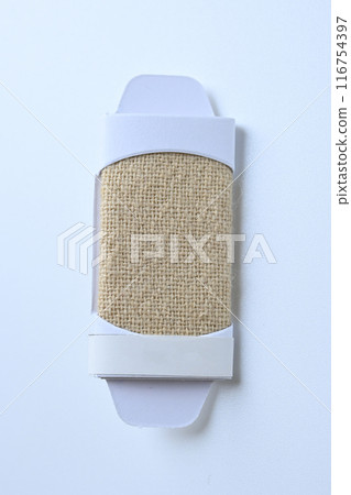 sample light brown color shade of colorful fabric textile of clothing industry 116754397