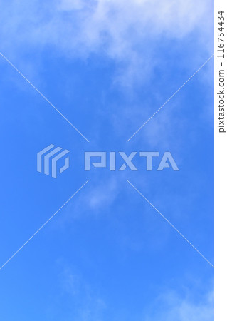 beautiful blue sky with white cloud, natural background in springtime beautiful blue sky with white cloud, natural background in springtime 116754434