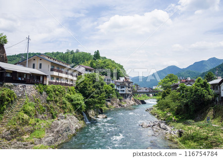 [郡上八幡/吉田川]從宮瀨橋眺望的景色 116754784